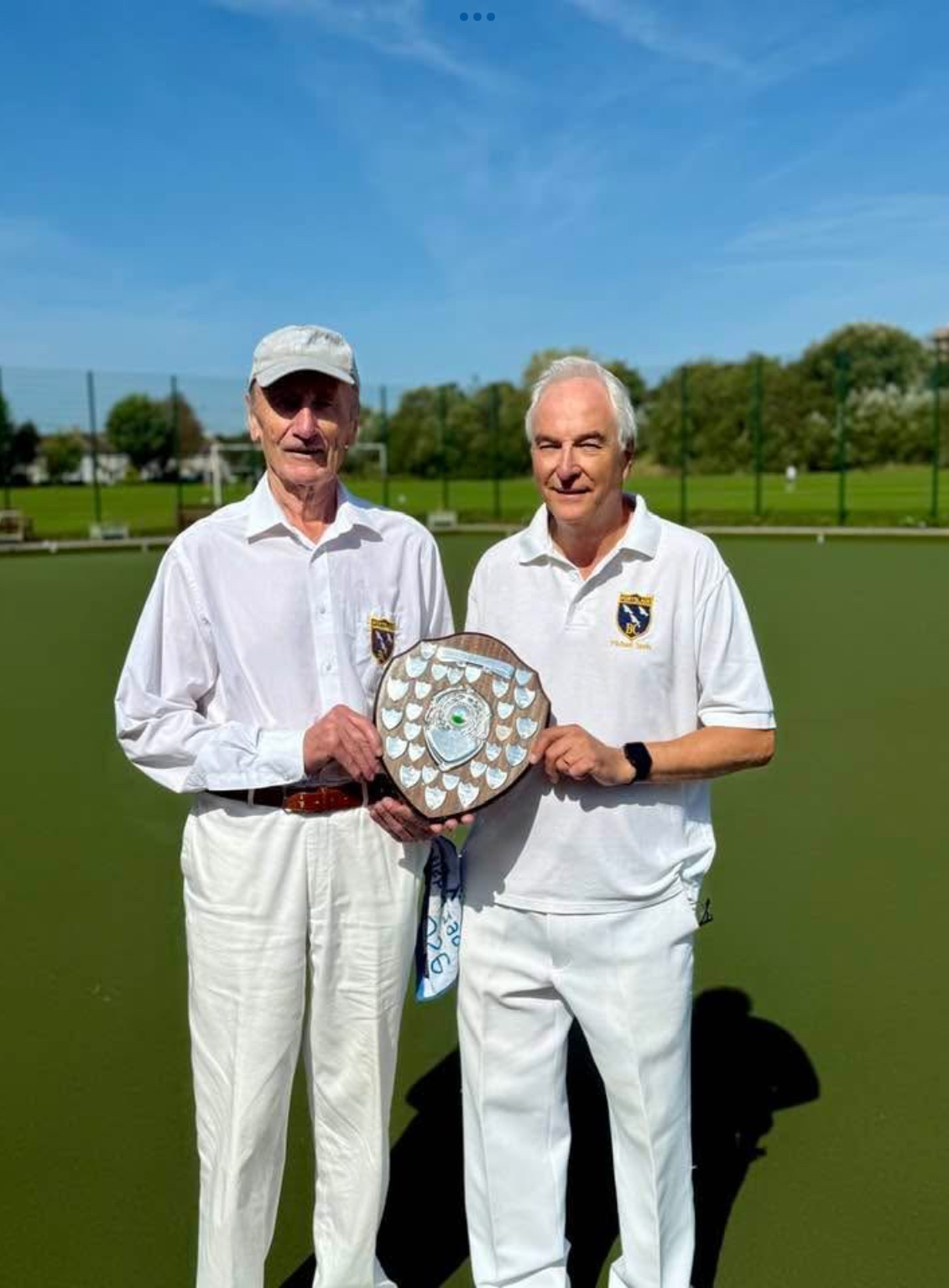 Veteran Shield 2025. Winner Michael Spells (r), runner-up Adrian Williams (l)