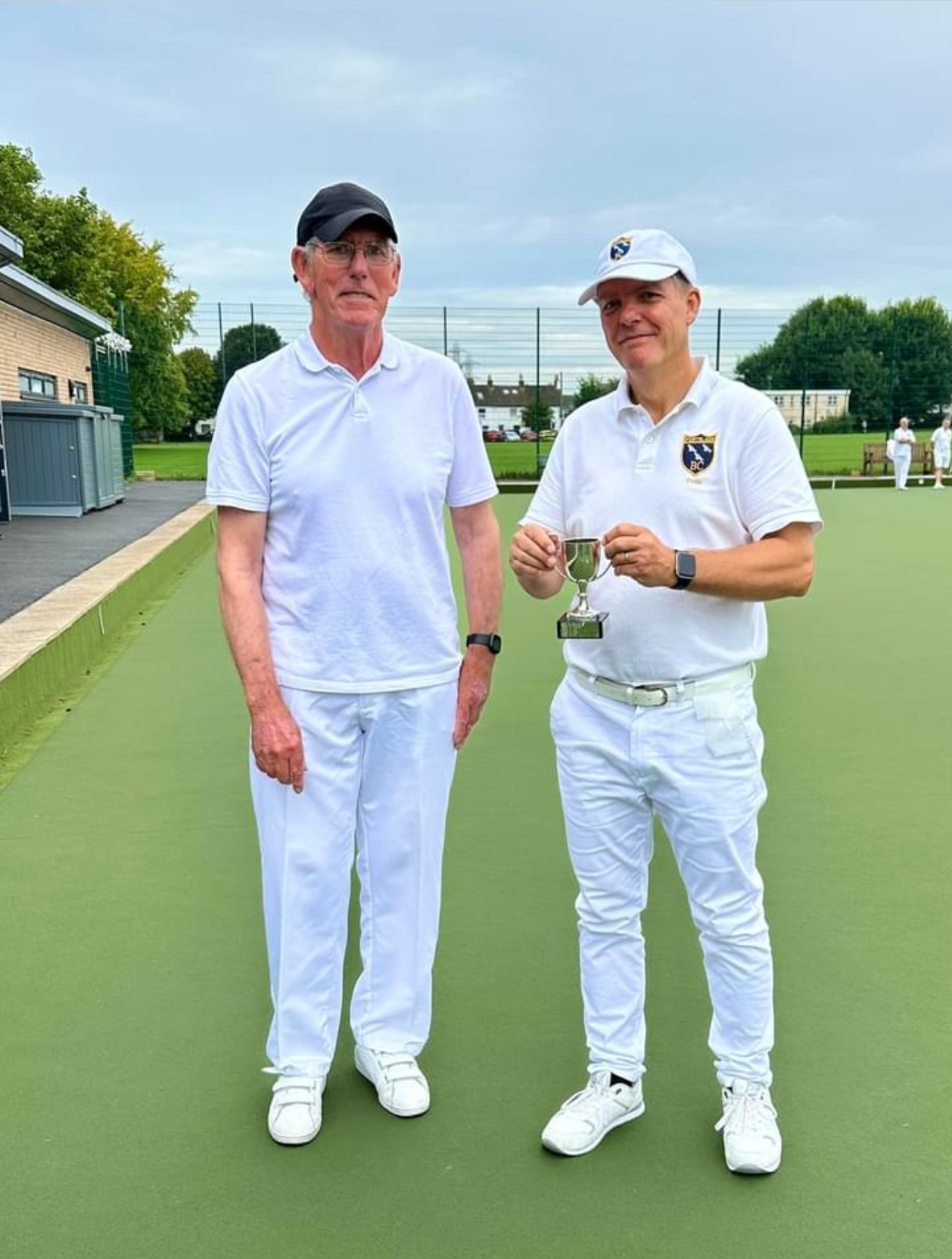 Novices Cup 2024. Winner Philip Evans (r), Runner-up Bill Mason (l)