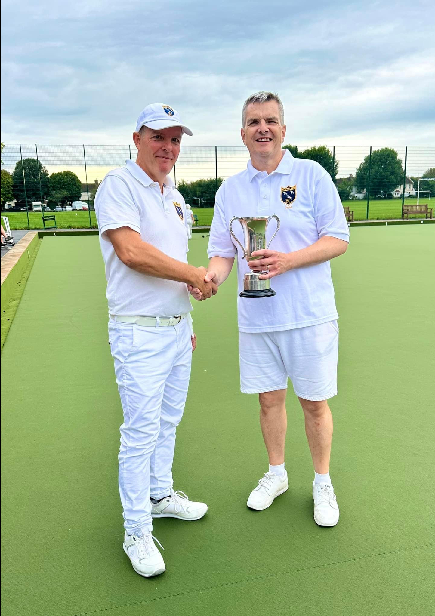 Men’s Championship 2024. Winner David Culmer (r), runner-up Philip Evans (l)